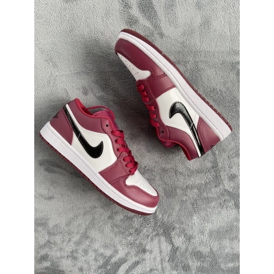 LJR Batch Air Jordan 1 Low Noble Red 553558-604 01