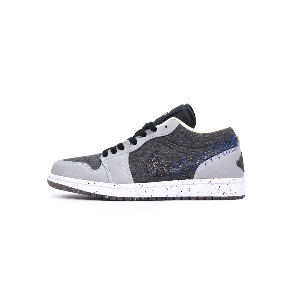 LJR Batch Air Jordan 1 Low SE Crater Black Grey DM4657-001
