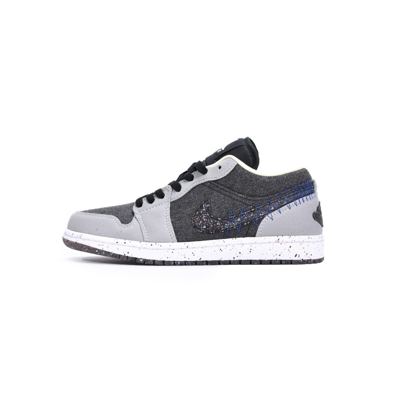 LJR Batch Air Jordan 1 Low SE Crater Black Grey DM4657-001