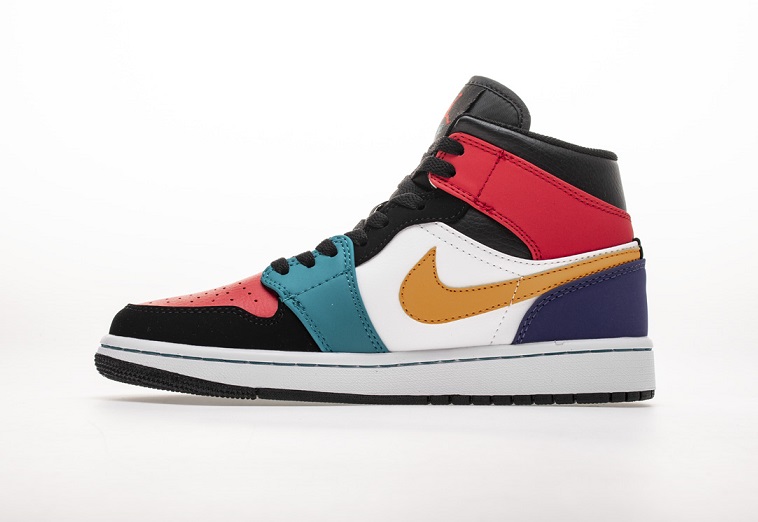 LJR Batch Air Jordan 1 Mid Bred Multi-Color (GS) 554725-125
