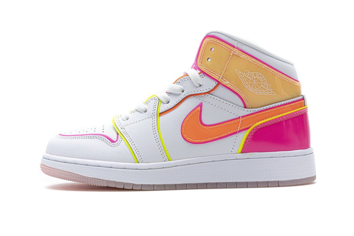 LJR Batch Air Jordan 1 Mid Edge Glow (GS) CV4611-100