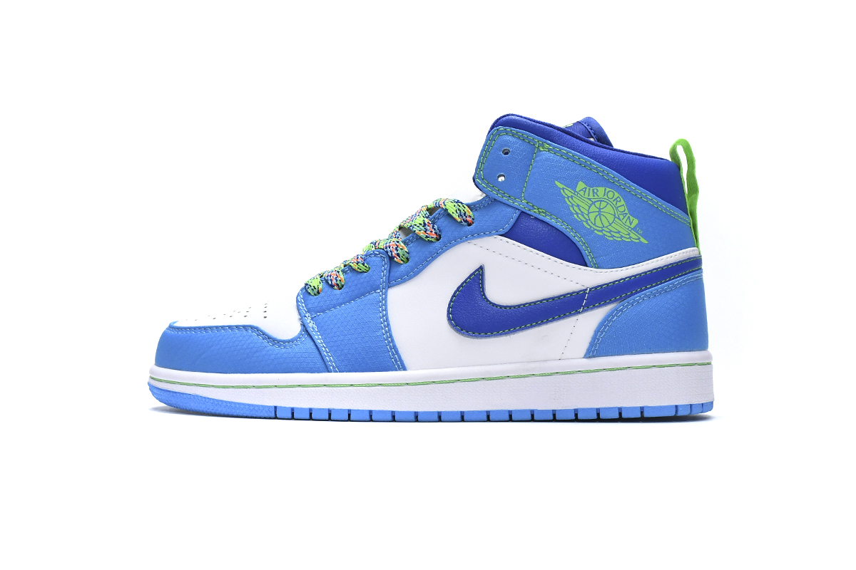 LJR Batch Air Jordan 1 Mid SE Sprite Blue (GS) DA8010-400