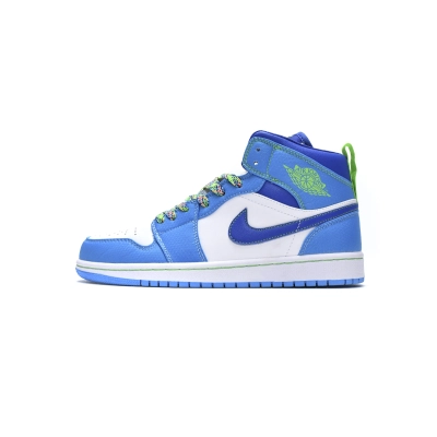 LJR Batch Air Jordan 1 Mid SE Sprite Blue (GS) DA8010-400 01