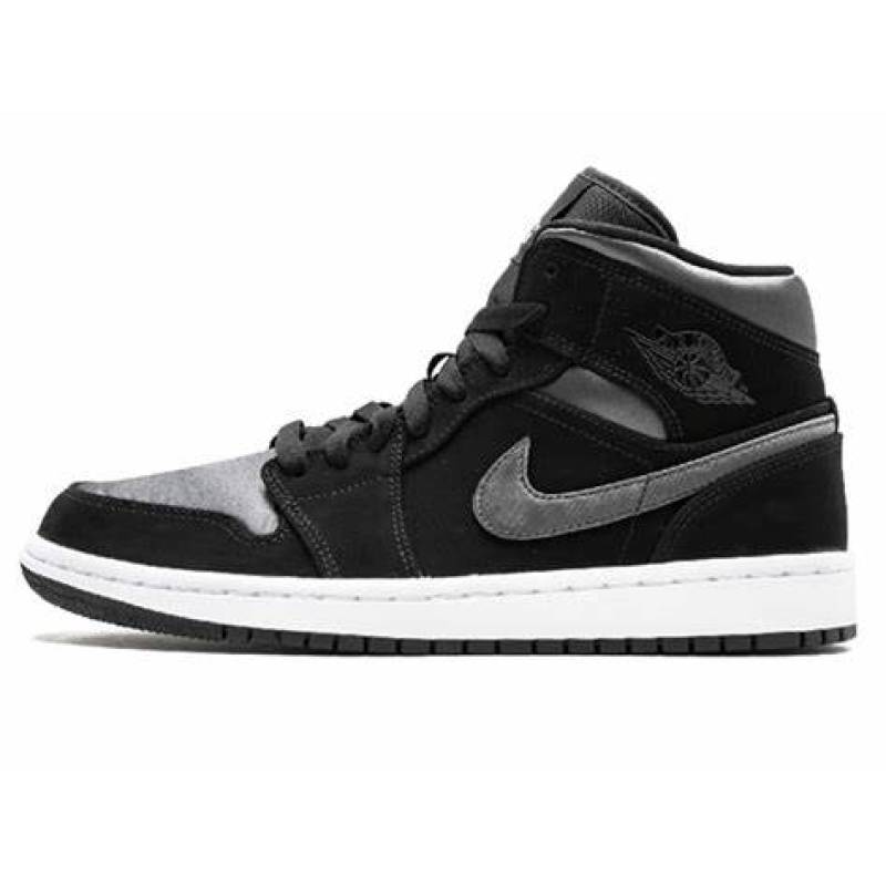 LJR Batch Air Jordan 1 Mid White Black Grey (GS) BQ6931-012