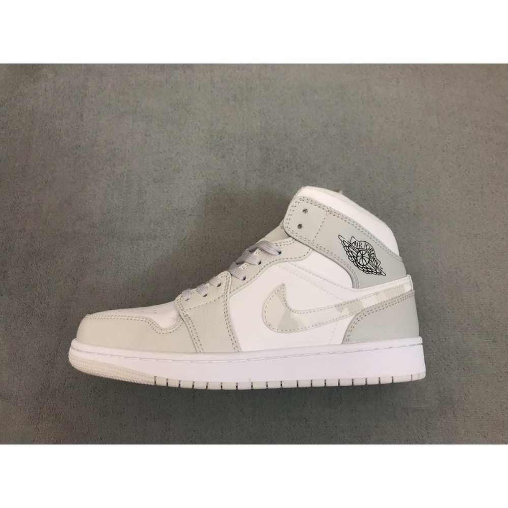 LJR Batch Air Jordan 1 Mid White Camo DC9035-100