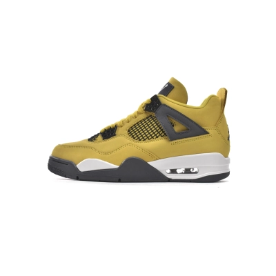 PK God Batch Air Jordan 4  Retro Black and yellow electric mother Lightning (2021) CT8527-700 01