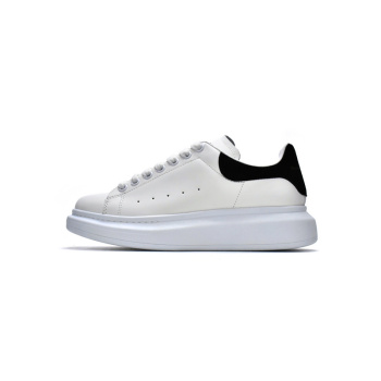 Alexander McQueen Oversized White Black 462214 WHGP7 9001（suede heel）