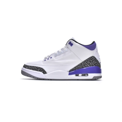 PK God Batch Air Jordan 3 Retro Dark Iris CT8532-105 01