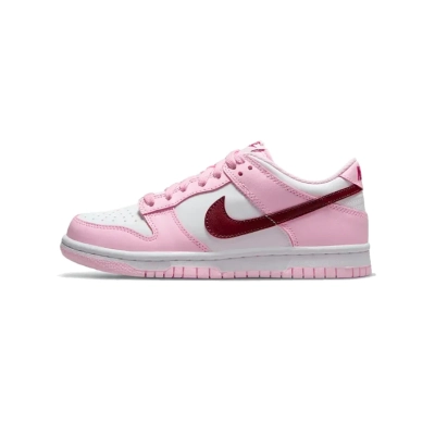 LJR Batch SB Nike Dunk Low Pink Foam Red White (GS) CW1590-601 01