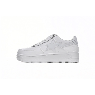 A Bathing Ape Bape Sta Low White 1H70-191-006 01