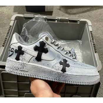 PK God Batch Custom Nike Air Force 1 The Cross Blue Tie-dye（There is an additional fee of $20 for special shoe boxes）