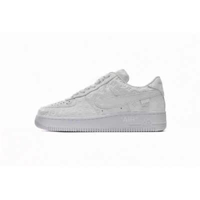 PK God Batch Louis Vuitton x Nike Air Force 1 Triple White LK0221 01