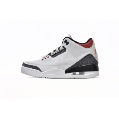 PK God Batch Air Jordan 3 Retro Flame Red CZ6634-100 01