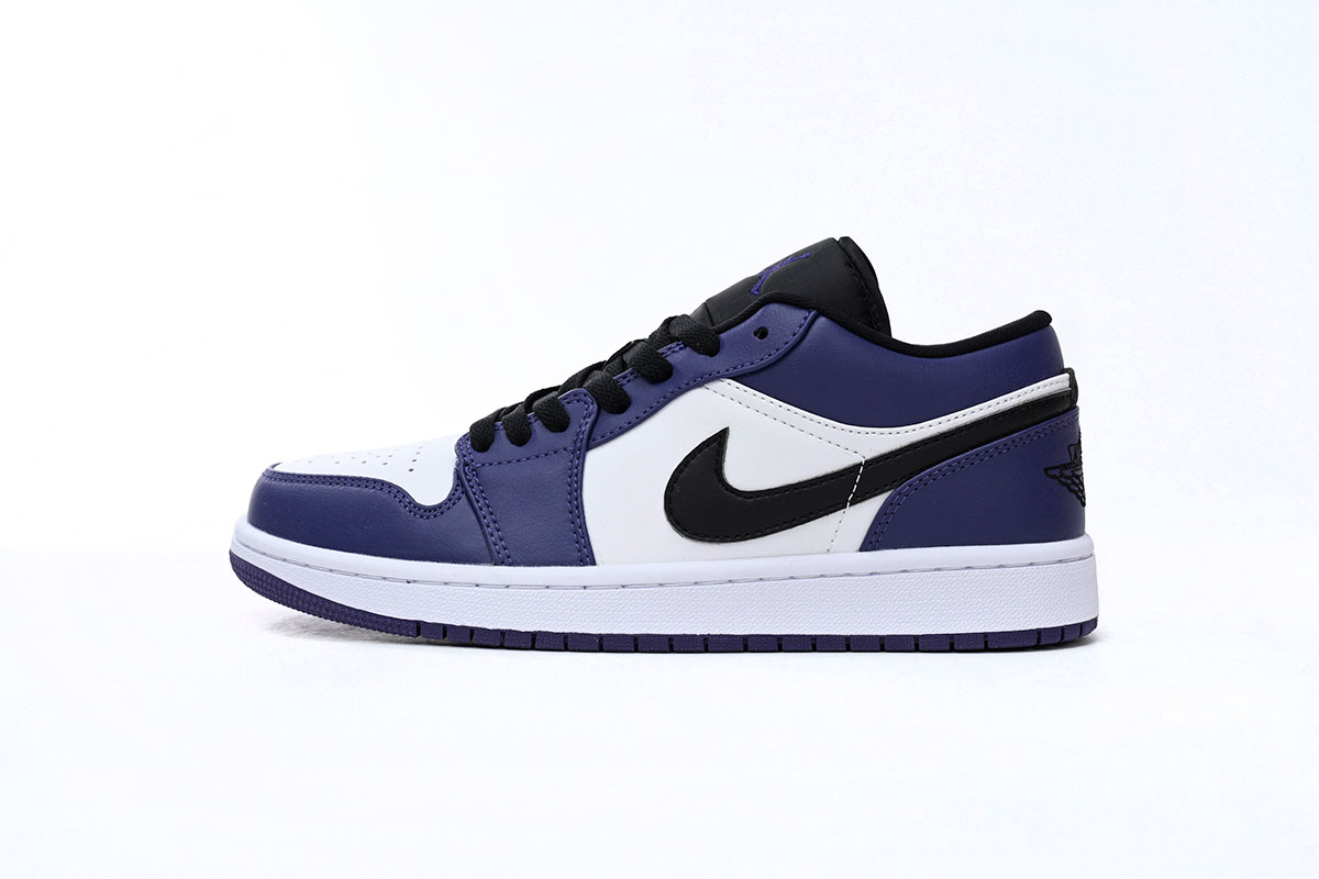 LJR Batch Air Jordan 1 Low Court Purple White 553558-500