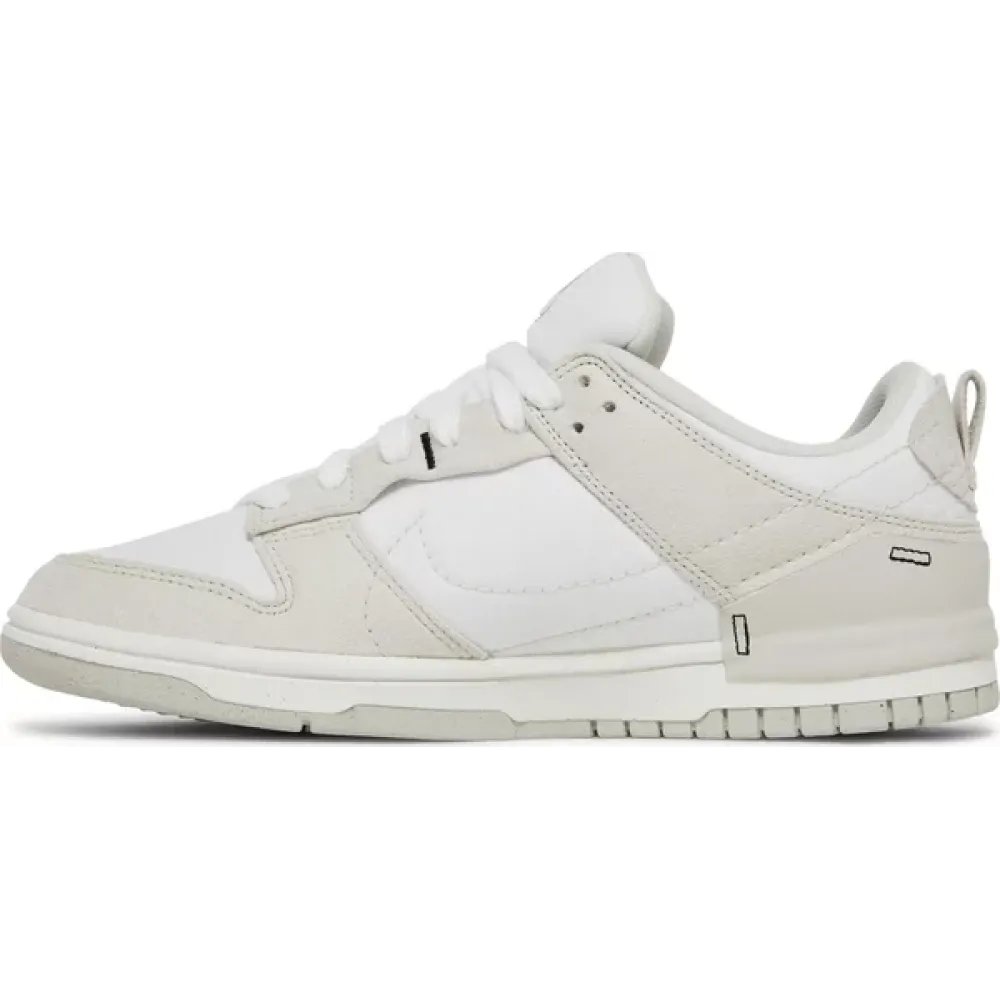 ljr batch nike dunk low disrupt 2 pale ivory black (women's) dh4402-101