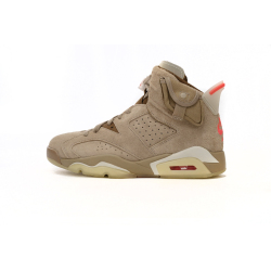 PK God Batch Air Jordan 6 Retro Travis Scott British Khaki DH0690-200 