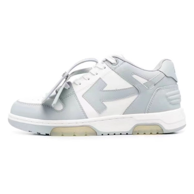 PK God Batch OFF-WHITE Out Of Office "OOO" Low Tops White Grey 2021 OMIA189 C99LEA00 40901 01