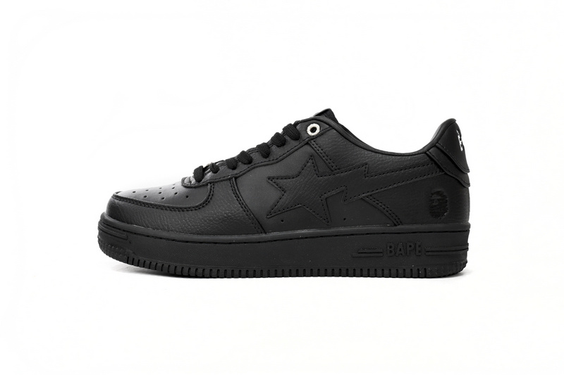 A Bathing Ape Bape Sta Low Black 1J30 -191- 013