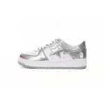 A Bathing Ape Bape Sta Low Silver 1H73 191 921