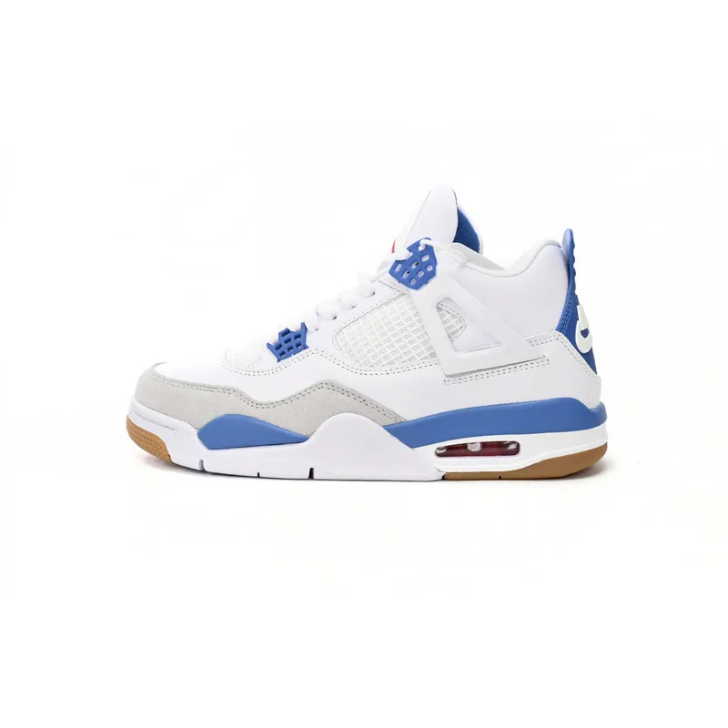 Pk God Batch Nike SB x Air Jordan 4 White Blue DR5415-104