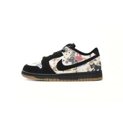 PK God Batch Nike SB Dunk Low Supreme Rammellzee FD8778-001 01