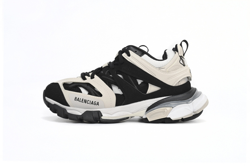Balenciaga Track Tess S.Black Rice White Black 542436 W3SU5 979