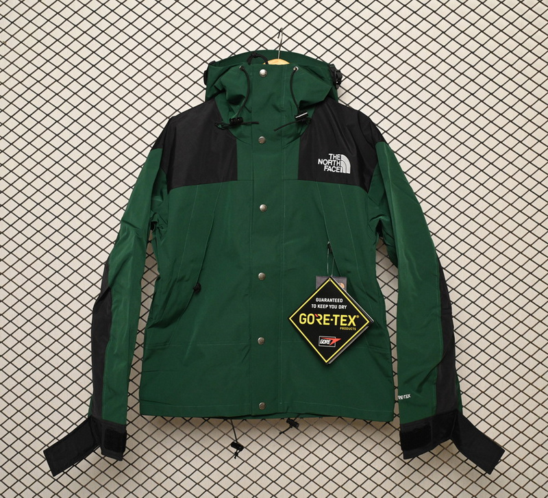 The North Face Black and Blackish Green Jackets