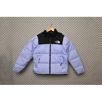 The North Face Splicing White And Lavender Color Down Jacket 01
