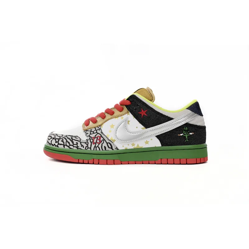 PK God Batch Nike Dunk Low What the Dunk Colorful Pigeon 318403-141