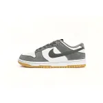 LJR Batch Nike Dunk Low White Gray Raw Rubber FV0389-100