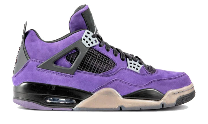 Best Fake PK God Batch Air Jordan 4 Retro Travis Scott Purple (Friends ...