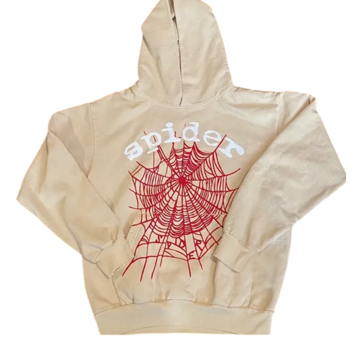 Best Fake Spider Hoodie Beige of Reps Sneaker - Stockx Kicks