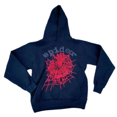 Young Thug × Spider Black Logo Hoodie 01