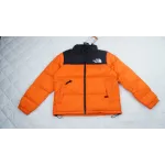 The North Face Black and Blackish Orange Down Jacket