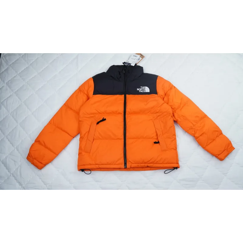 The North Face Black and Blackish Orange Down Jacket