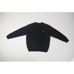CREW NECK SWEATER IN WOOL AND CASHMERE BLACK / OFF WHITE 2AC85048T.38OW