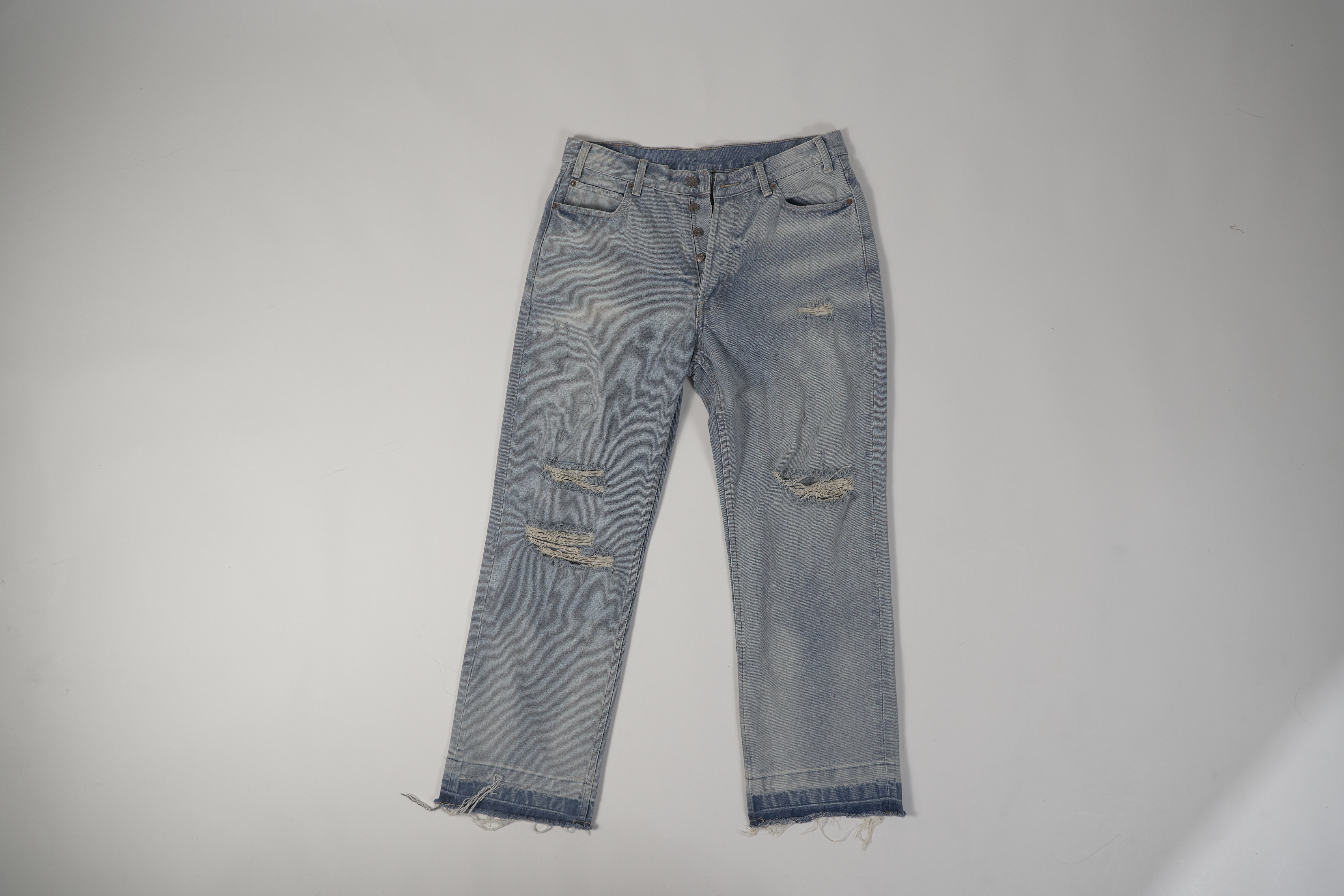 JEANS IN WESTSIDE WASH DENIM WESTSIDE WASH DESTROYED 2N822033S.08WT