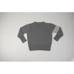 4-Bar Stripe Shetland Wool Sweater MKA317A01085