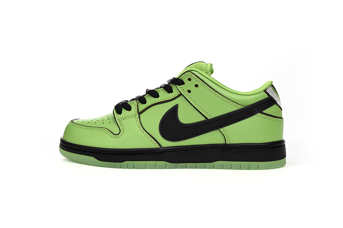 PK God Batch The Powerpuff Girls x Nike SB Dunk Low Buttercup FZ8319-300