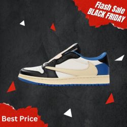 [Sale] Jordan 1 Retro Low Travis Scott x Fragment Design DM7866-140