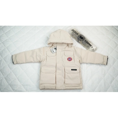 CANADA GOOSE Off White Down Jacket 01