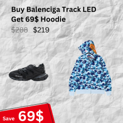 Buy Balenciaga Track LED Get Free Hoodie