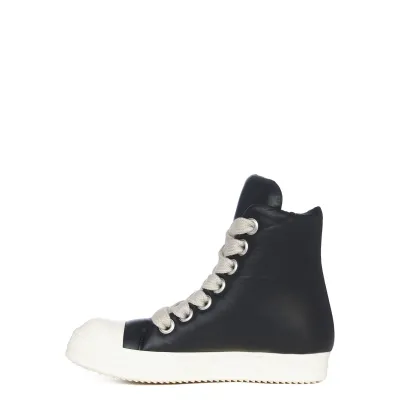 RICK OWENS FW23 LUXOR JUMBO LACE PADDED SNEAKERS 01