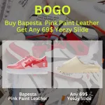 [BOGO] Buy Bape Sta Low Pink Paint Leather Get 69$ Yeezy Slide