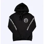 CHROME HEARTS BELLA LEATHER PATCH HOODIE