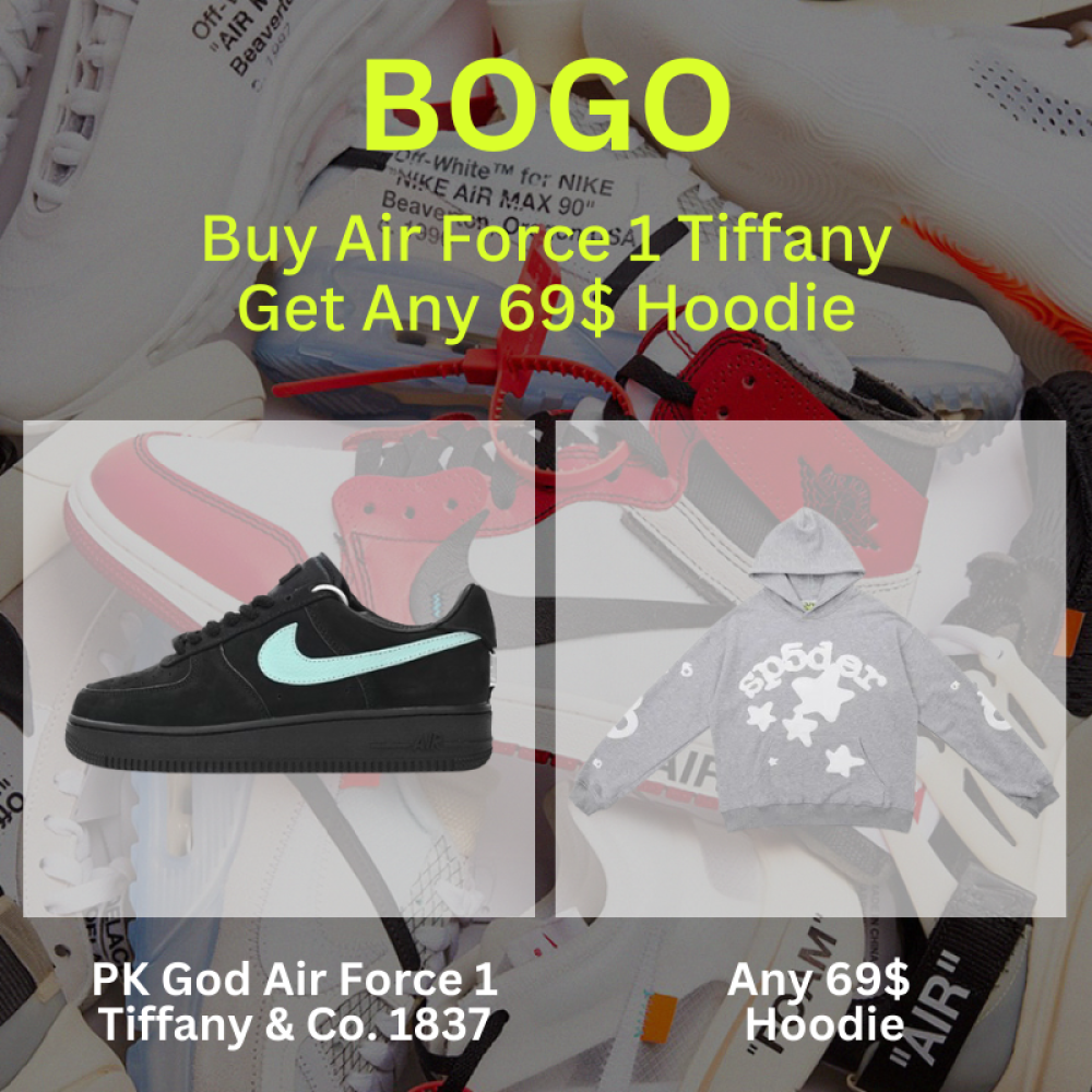 [BOGO] Purchase PK God Batch Air Force 1 Low Tf Get 69$ Hoodie