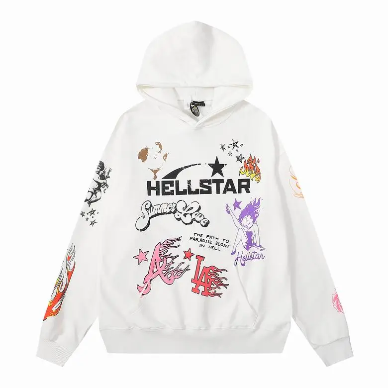 Hellstar Hoodie White