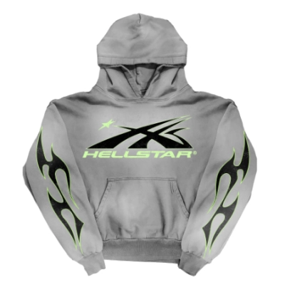 Hellstar Sport Hoodie Grey 01