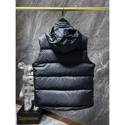 CHROME HEARTS Hooded Down Vest 8812 02