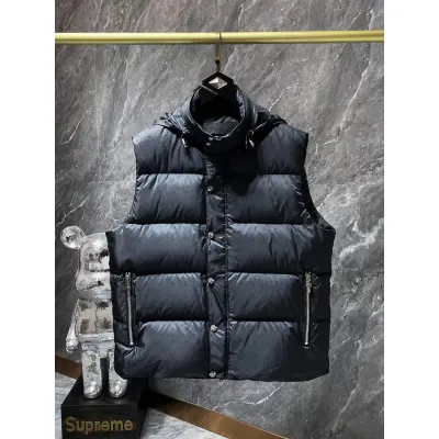 CHROME HEARTS Hooded Down Vest 8812 01